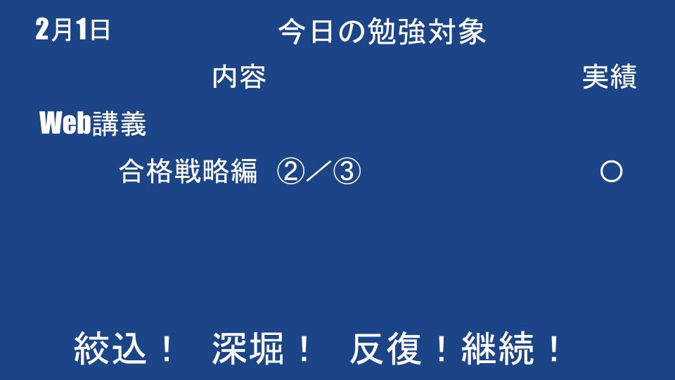 2月1日　民法で挫折したくない